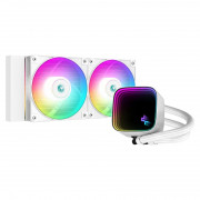 DeepCool CPU Water Cooler - LS520 SE WH (maks. 19dB; maks. 103,38 m3/h; 2x12cm, A-RGB LED, bela) 
