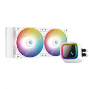 DeepCool CPU Water Cooler - LS520 WH (maks. 19dB; maks. 145,86 m3/h; 2x12cm, A-RGB LED, bel) 