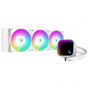 DeepCool CPU Water Cooler - LS720 SE WH (maks. 19dB; maks. 103,38 m3/h; 3x12cm, A-RGB LED, bela) 