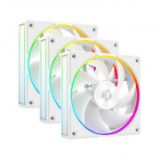 ID-Cooling hladilnik 12 cm - AF-127-ARGB-W TRIO (29,9 dB, maks. 132,52 m3/h, 4-pinski, PWM, 3 x 12 cm, ARGB LED, bel) 