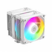 ID-Cooling hladilnik za procesor - FROZN A620 PRO SE ARGB WH (27,2 dB; maks. 98,54 m3/h; 4-pinski konektor, 6 toplotnih cevi, 2x12 cm, PWM) 