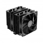 ID-Cooling hladilnik za procesor - SE-206-XT ČRN (15,2–35,2 dB; največ 129,39 m3/h; 4-pinski konektor, 6 toplotnih cevi, 2x12 cm, PWM) 
