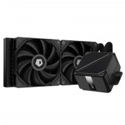 ID-Cooling vodno hlajenje za CPU - DASHFLOW 240 BASIC BLACK (15,2~35,2 dB; maks. 140,16 m3/h; 2x12 cm, črn) 