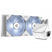 ID-Cooling vodno hlajenje za CPU - DASHFLOW 240 BASIC WHITE (15,2~35,2dB; maks. 140,16 m3/h; 2x12cm, bel) 