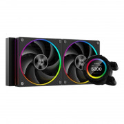 ID-Cooling vodno hlajenje za CPU - Space SL240 (13,8–30,5 dB; maks. 132,52 m3/h; 2 x 12 cm, A-RGB LED, črn) 