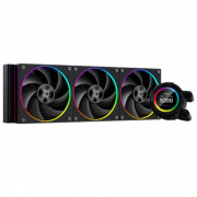 ID-Cooling vodno hlajenje za CPU - Space SL360 (25dB; maks. 132,52 m3/h; 3x12cm, A-RGB LED, črn) 