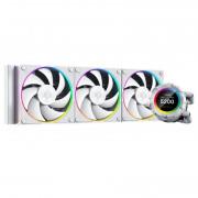 ID-Cooling vodno hlajenje za CPU - Space SL360 BELA (25dB; maks. 132,52 m3/h; 3x12cm, A-RGB LED, bela) 