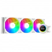 ID-Cooling vodno hlajenje za CPU - Space SL360 XE BELA (35,2 dB; maks. 129,39 m3/h; 3 x 12 cm, A-RGB LED, bela) 