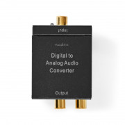 Nedis ACON2510BK digitalno-analogni pretvornik, digitalni koaksialni RCA vhod - 2x RCA izhod 
