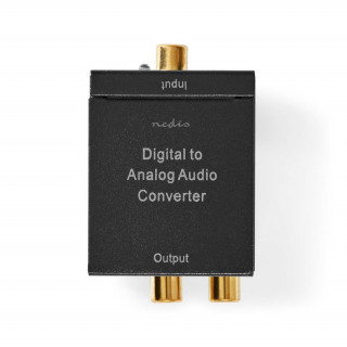 Nedis ACON2510BK digitalno-analogni pretvornik, digitalni koaksialni RCA vhod - 2x RCA izhod PC