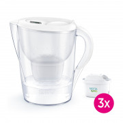 Brita Marella XL 3,5 L starter kit + 3 filtri Maxtra PRO - bela 