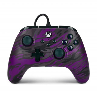 PowerA Advantage Žični krmilnik – vijoličen terenski vzorec Xbox Series