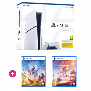 PlayStation 5 (Slim) + Horizon - Forbidden West Complete Edition + Horizon Zero Dawn Remastered 
