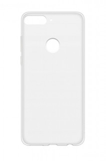 Huawei Y7 Prime silikonski zadnji ovitek, prosojen Mobile
