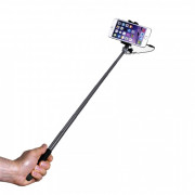 Celly mini selfie stick, jack connector, Black 