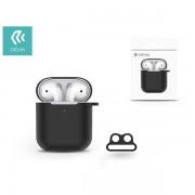 Črna zaščitna torbica Devia ST326752 AirPods v.2 CASE 