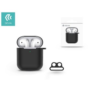 Črna zaščitna torbica Devia ST326752 AirPods v.2 CASE Mobile