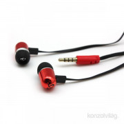 Sbox EP-044R Rdeča mikrofonska kovinska slušalka 