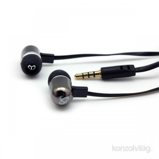 Črna mikrofonska kovinska slušalka Sbox EP-044B Mobile