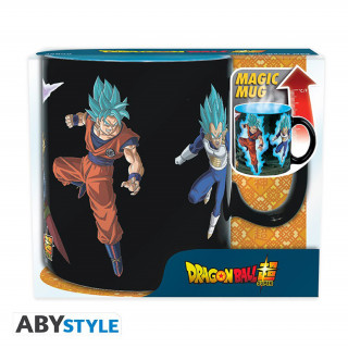 DRAGON BALL SUPER - Skodelica za menjavo toplote - 460 ml - Saiyans vs Black Merch