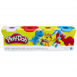 Hasbro Play-Doh - Classic Color Tubs (Pack of 4) (B6508) Igra 