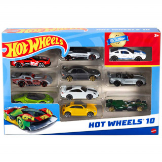 HOT WHEELS - AVTOMOBILI KOMPLET 10 NAKLJUČNIH (54886) Igra 