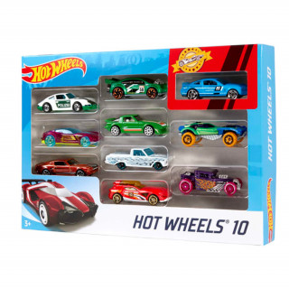 HOT WHEELS - AVTOMOBILI KOMPLET 10 NAKLJUČNIH (54886) Igra 