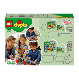 LEGO DUPLO Železniški tiri v mostu (10872) Igra 