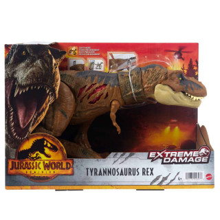 Mattel Jurassic World Dominion: Ekstremna škoda - Tyrannosaurus Rex (HGC19) Igra 