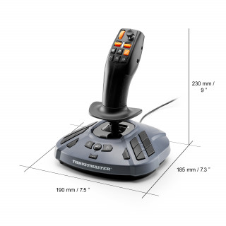 Thrustmaster SimTask FarmStick Siva USB Igralna palica Analogni / Digitalni PC PC