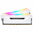 Corsair Vengeance RGB CMW16GX4M2C3200C16W pomnilniški modul 16 GB 2 x 8 GB DDR4 3200 MHz thumbnail