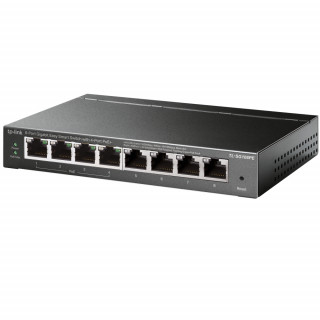 TP-Link TL-SG108PE mrežno stikalo Upravljano L2 Gigabit Ethernet (10/100/1000) Power over Ethernet (PoE) Črna PC