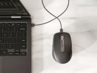 Logitech MX Anywhere 3S for Business miška Pisarna Za desno roko Brezžični RF + bluetooth Laser 8000 DPI PC