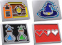 HyperX Badge Pack - 8 Bit Magnetic Badges Keyboard badge thumbnail