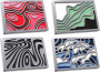 HyperX Badge Pack - Abstract Magnetic Badges Keyboard badge thumbnail