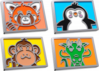 HyperX Badge Pack - Cute Magnetic Badges Torba za tipkovnico PC