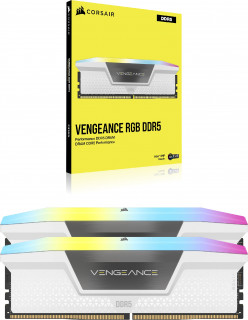 Corsair Vengeance RGB CMH32GX5M2B6000Z30W pomnilniški modul 32 GB 2 x 16 GB DDR5 6000 MHz PC