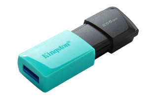 Kingston Technology DataTraveler Exodia M pogon USB 256 GB USB vrsta-A 3.2 Gen 1 (3.1 Gen 1) Črna, Turkizna PC