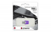 Kingston Technology DataTraveler microDuo 3C pogon USB 256 GB USB Type-A / USB Type-C 3.2 Gen 1 (3.1 Gen 1) Nerjaveče jeklo, Vijolična thumbnail