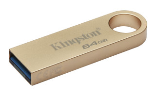 Kingston Technology DataTraveler SE9 G3 pogon USB 64 GB USB vrsta-A 3.2 Gen 1 (3.1 Gen 1) Zlato PC