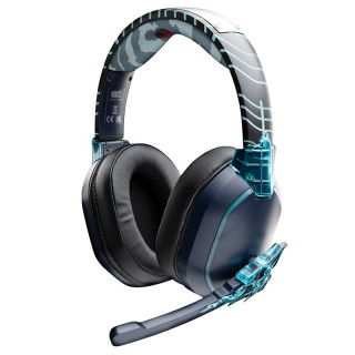 Lexip Kakashi Kamui Slušalke z mikrofonom Žična in Brezžična Naglavni trak Igranje iger Bluetooth Črna, Modra PC