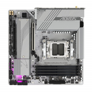 GIGABYTE B650M AORUS ELITE AX ICE matična plošča AMD B650 Vtičnica AM5 micro ATX PC