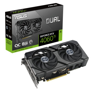 ASUS Dual -RTX4060TI-O8G-EVO NVIDIA GeForce RTX 4060 Ti 8 GB GDDR6 PC