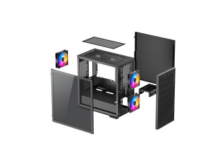 DeepCool MATREXX 40 3FS Micro Tower Črna PC