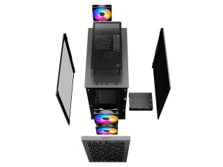 DeepCool MATREXX 40 3FS Micro Tower Črna PC