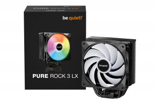 be quiet! Pure Rock 3 LX Procesor Hladilnik zraka 12 cm Črna 1 kos(-i) PC