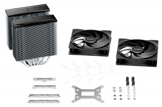 be quiet! Pure Rock Pro 3 Procesor Hladilnik zraka 12 cm Srebrna 1 kos(-i) PC