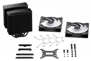 be quiet! Pure Rock Pro 3 LX Black Procesor Hladilnik zraka 12 cm Črna 1 kos(-i) PC