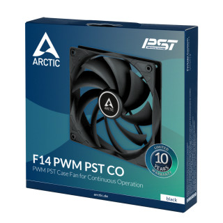 ARCTIC F14 PWM PST CO Računalniško ohišje Ventilator 14 cm Črna 1 kos(-i) PC