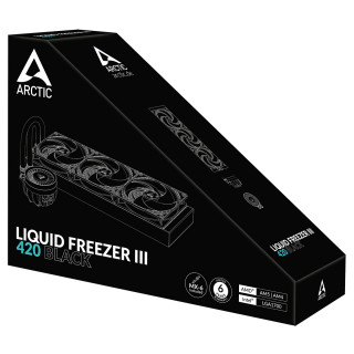 ARCTIC Liquid Freezer III 420 Procesor Tekočinski hladilnik "vse v enem" 14 cm Črna 1 kos(-i) PC